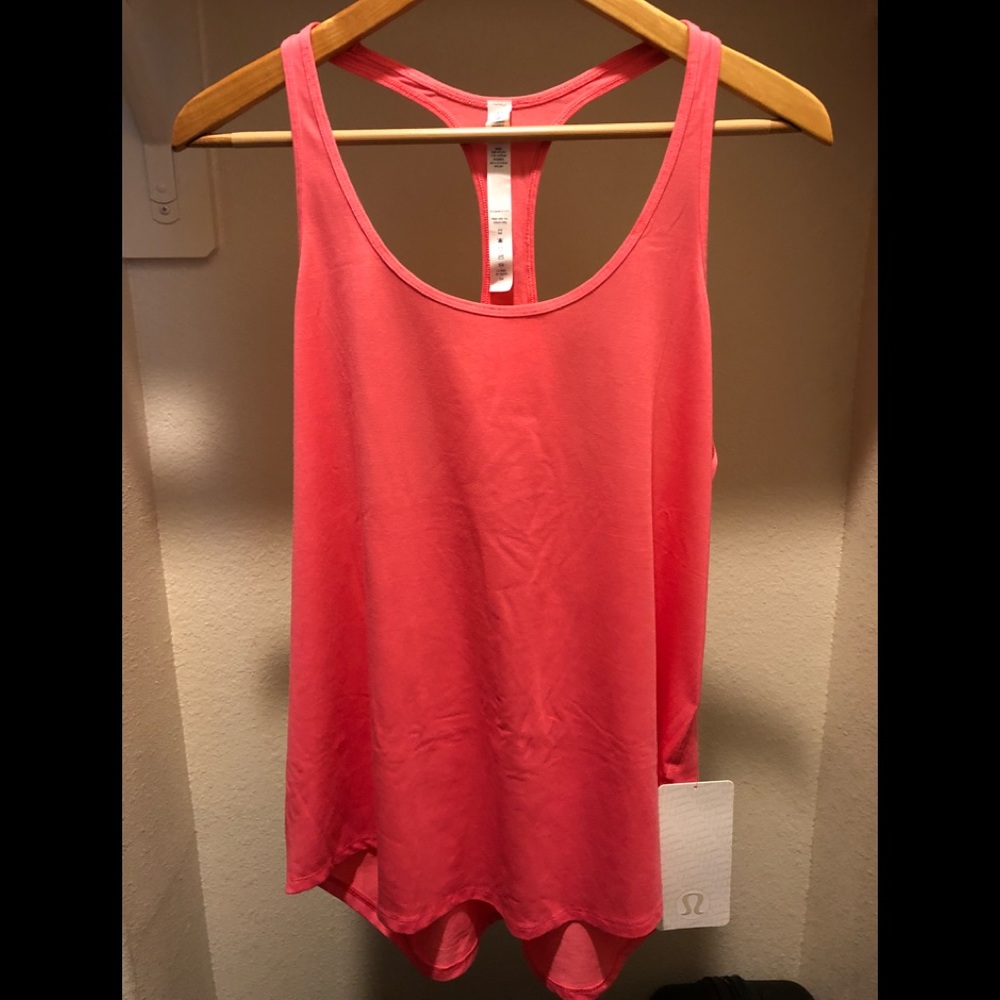 Lululemon Tech Mesh Singlet Pink Lemonade 12 NWT